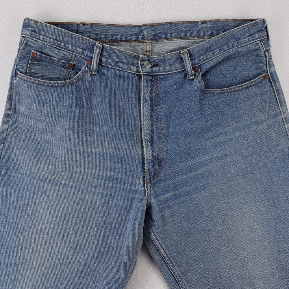 Levis 550 Relaxed Fit Tapered Leg Jeans Mens 40x32 Medium Wash Blue Denim